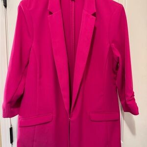 INC International Concepts Fuchsia Blazer